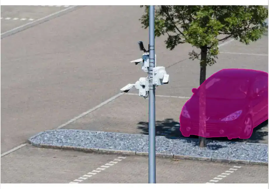 Annotated computer vision work sample